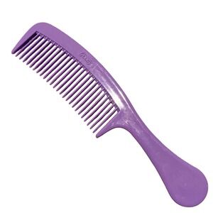 Vtg Goody Unbreakable Super Comb purple Made in USA 80s Comb purse pocket